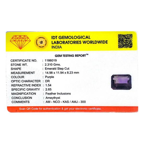 Amethyst - 11.55 Carat