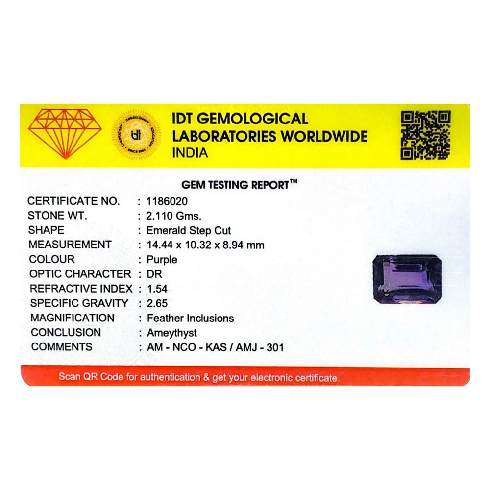 Amethyst - 10.55 Carat
