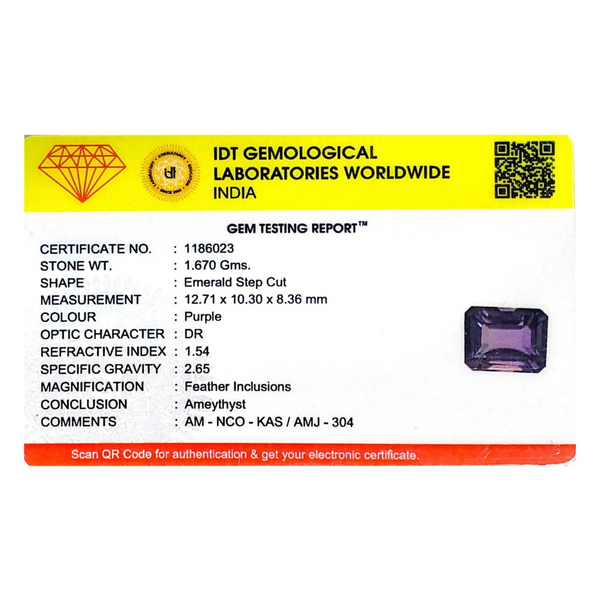 Amethyst - 8.35 Carat