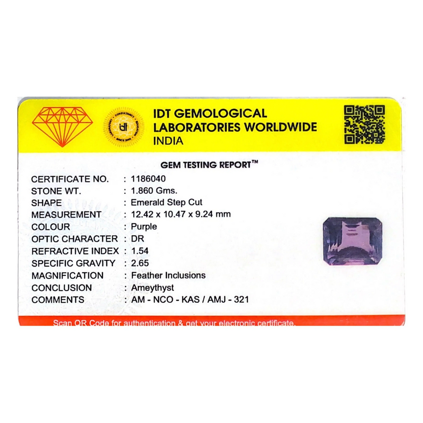 Amethyst - 9.3 Carat