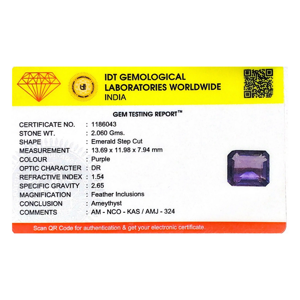 Amethyst - 10.3 Carat