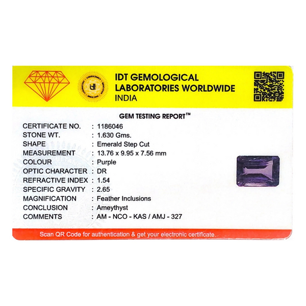 Amethyst - 8.15 Carat