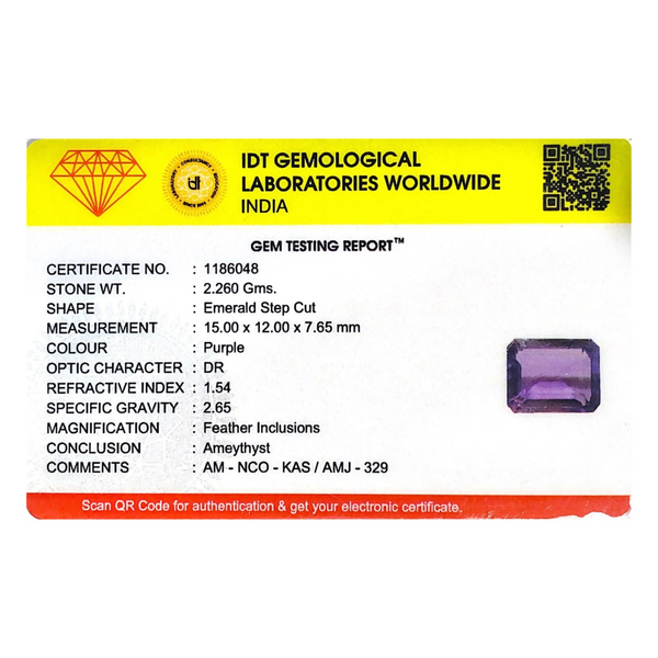 Amethyst - 11.3 Carat