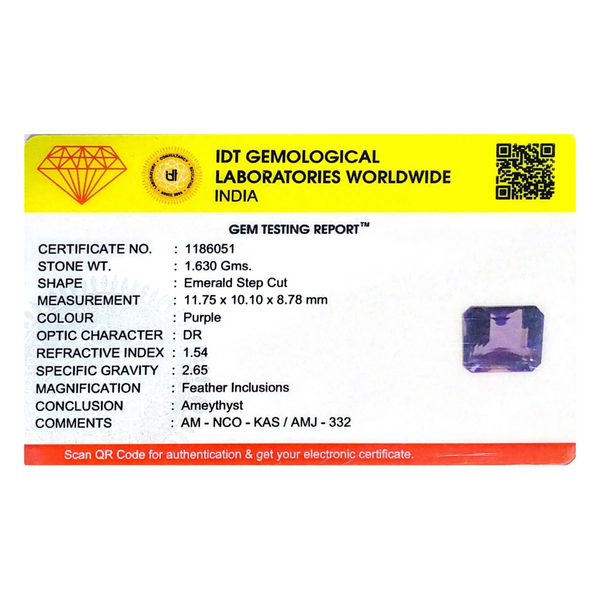 Amethyst - 8.15 Carat