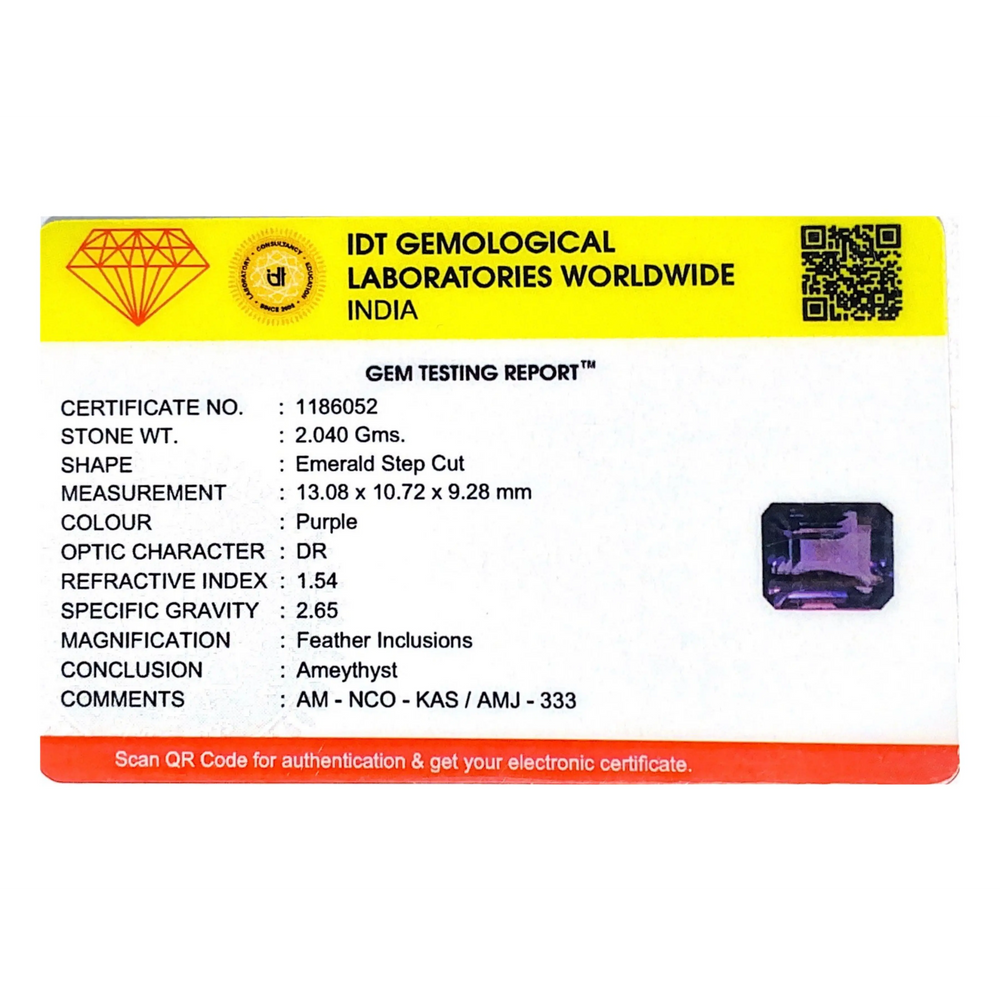 Amethyst - 10.2 Carat