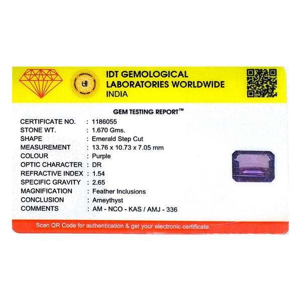 Amethyst - 8.35 Carat