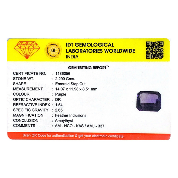 Amethyst - 11.45 Carat