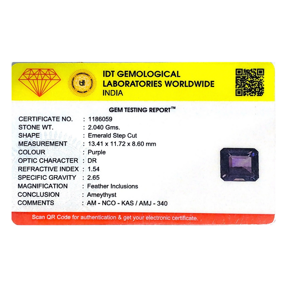 Amethyst - 10.2 Carat