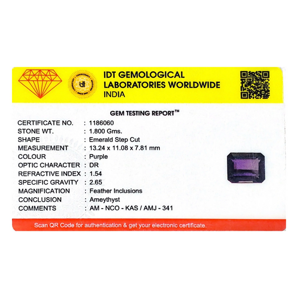 Amethyst - 9 Carat