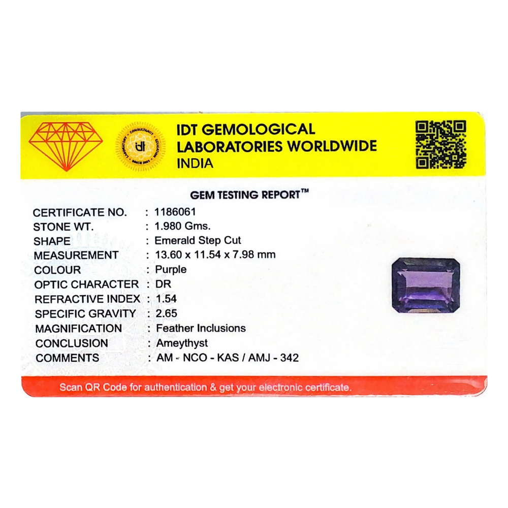 Amethyst - 9.9 Carat