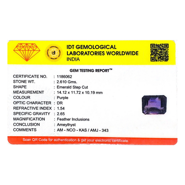 Amethyst - 13.05 Carat