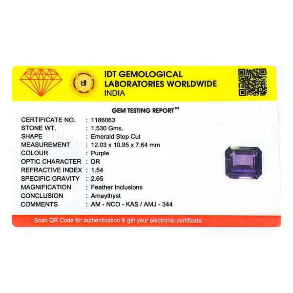 Amethyst - 7.65 Carat