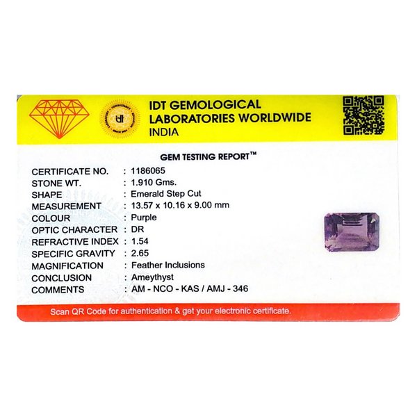 Amethyst - 9.55 Carat