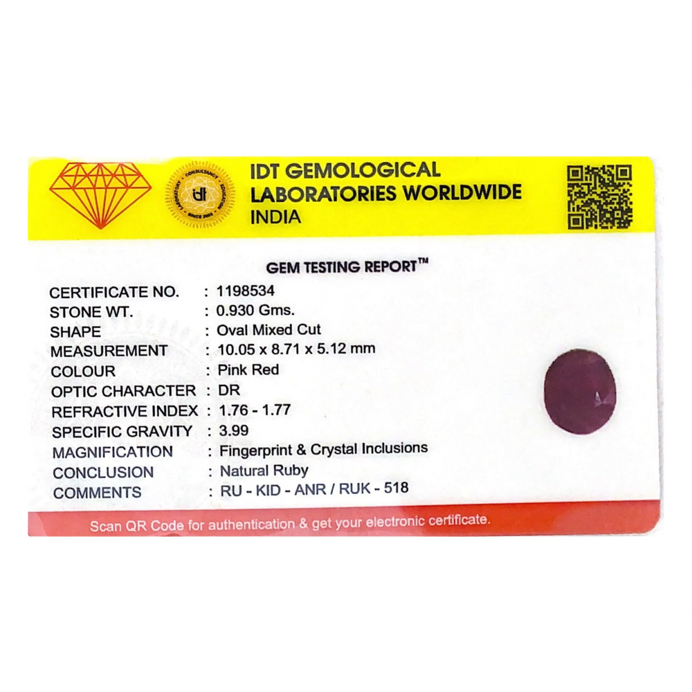 African Ruby - 4.65 Carat