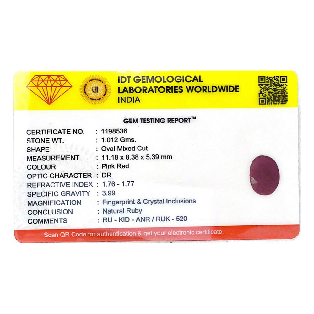 African Ruby - 5.06 Carat