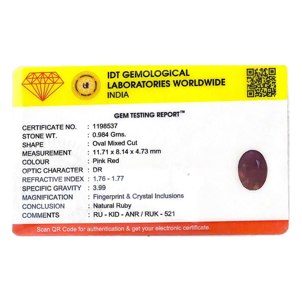 African Ruby - 4.92 Carat