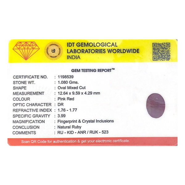 African Ruby - 5.4 Carat