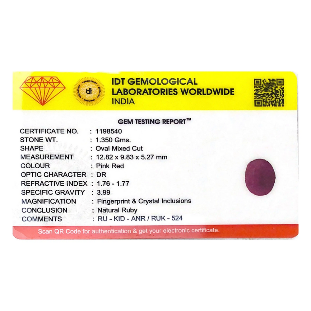 African Ruby - 6.75 Carat