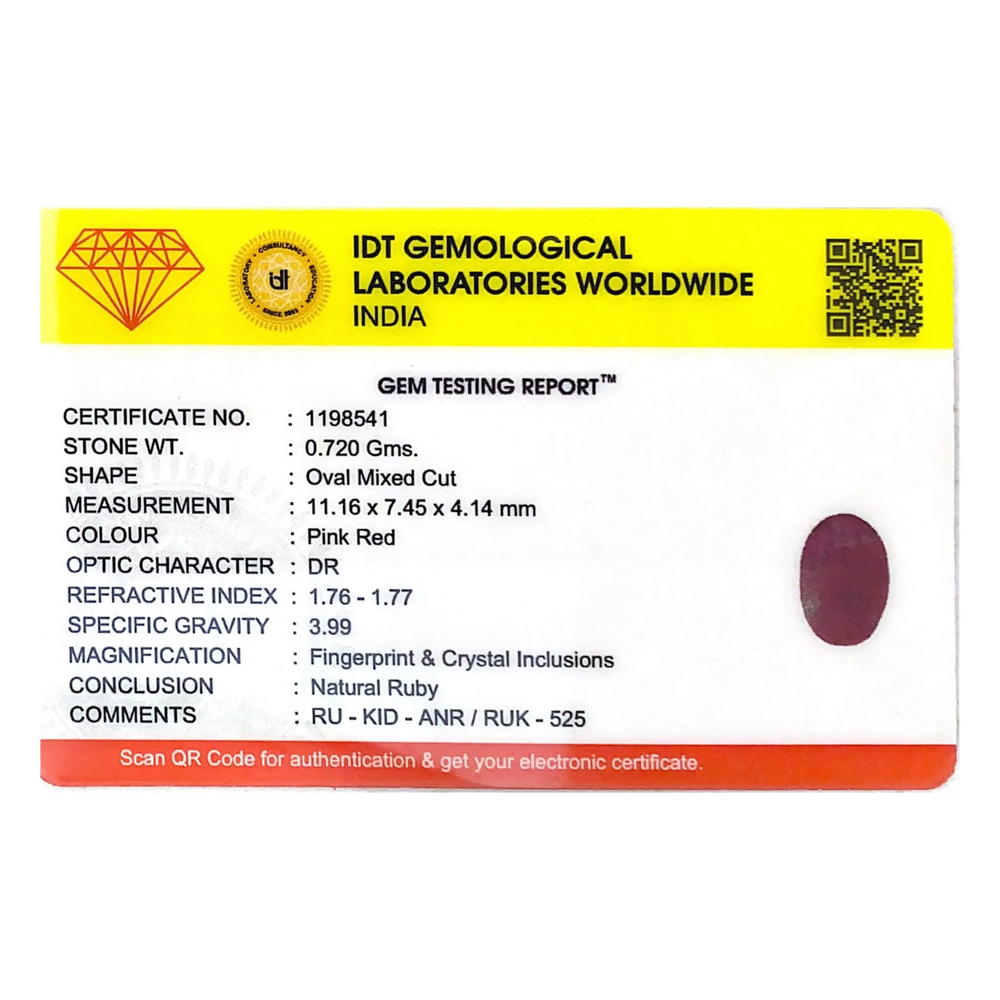 African Ruby - 3.6 Carat