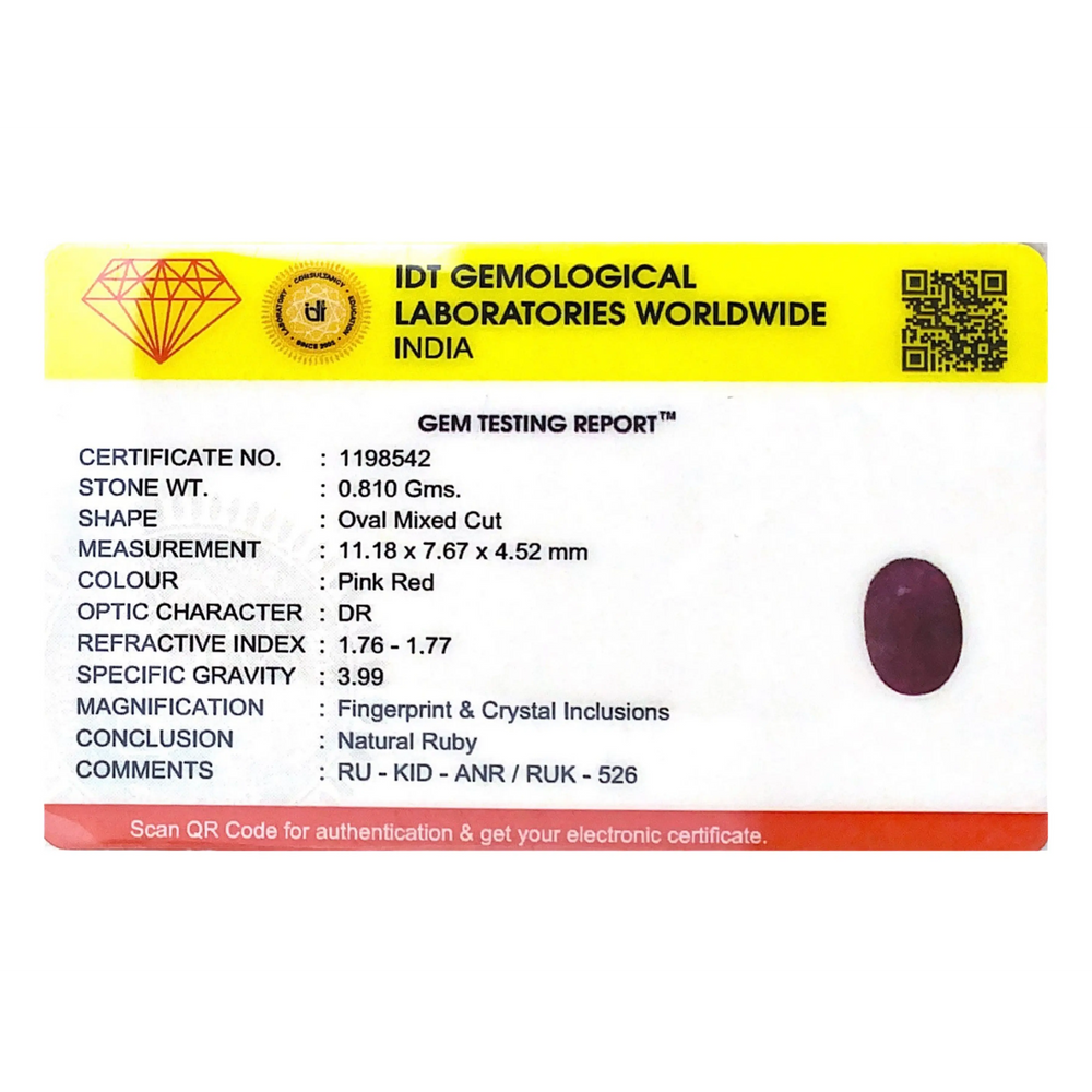 African Ruby - 4.05 Carat