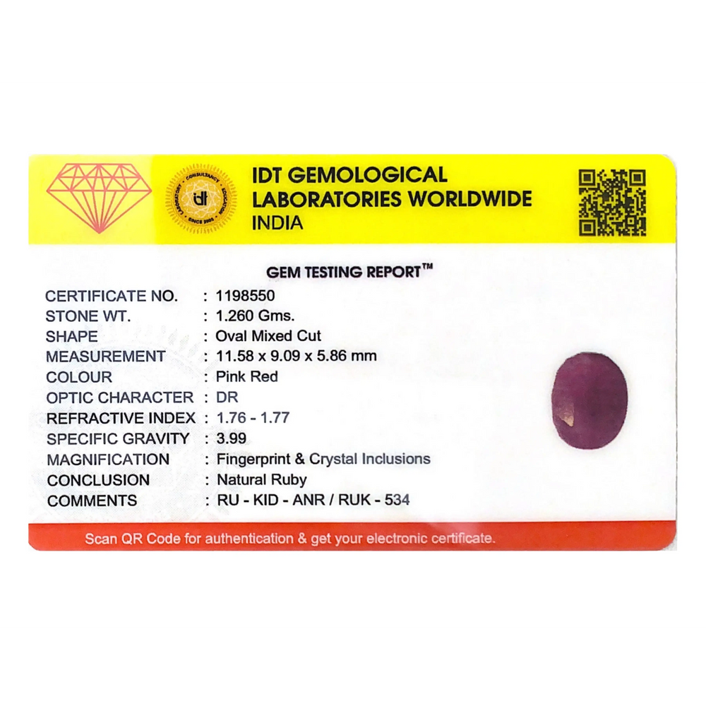 African Ruby - 6.3 Carat