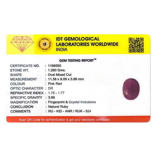 African Ruby - 6.3 Carat