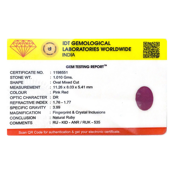 African Ruby - 5.05 Carat