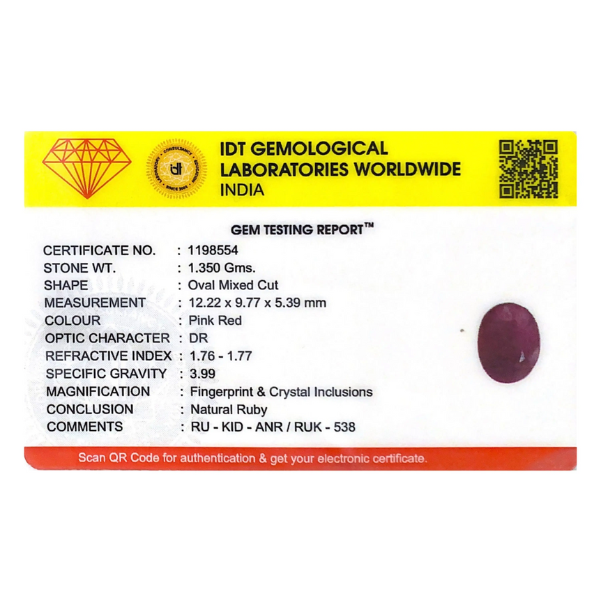 African Ruby - 6.75 Carat