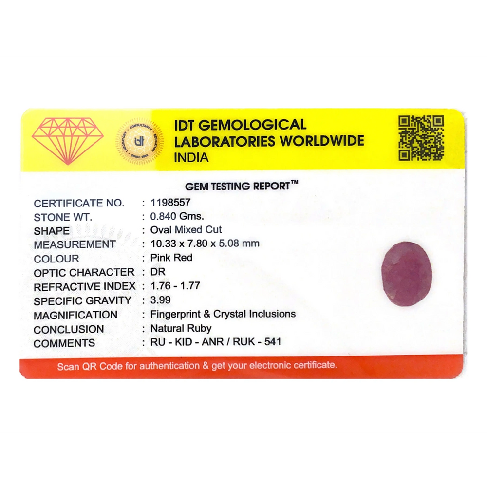 African Ruby - 4.2 Carat