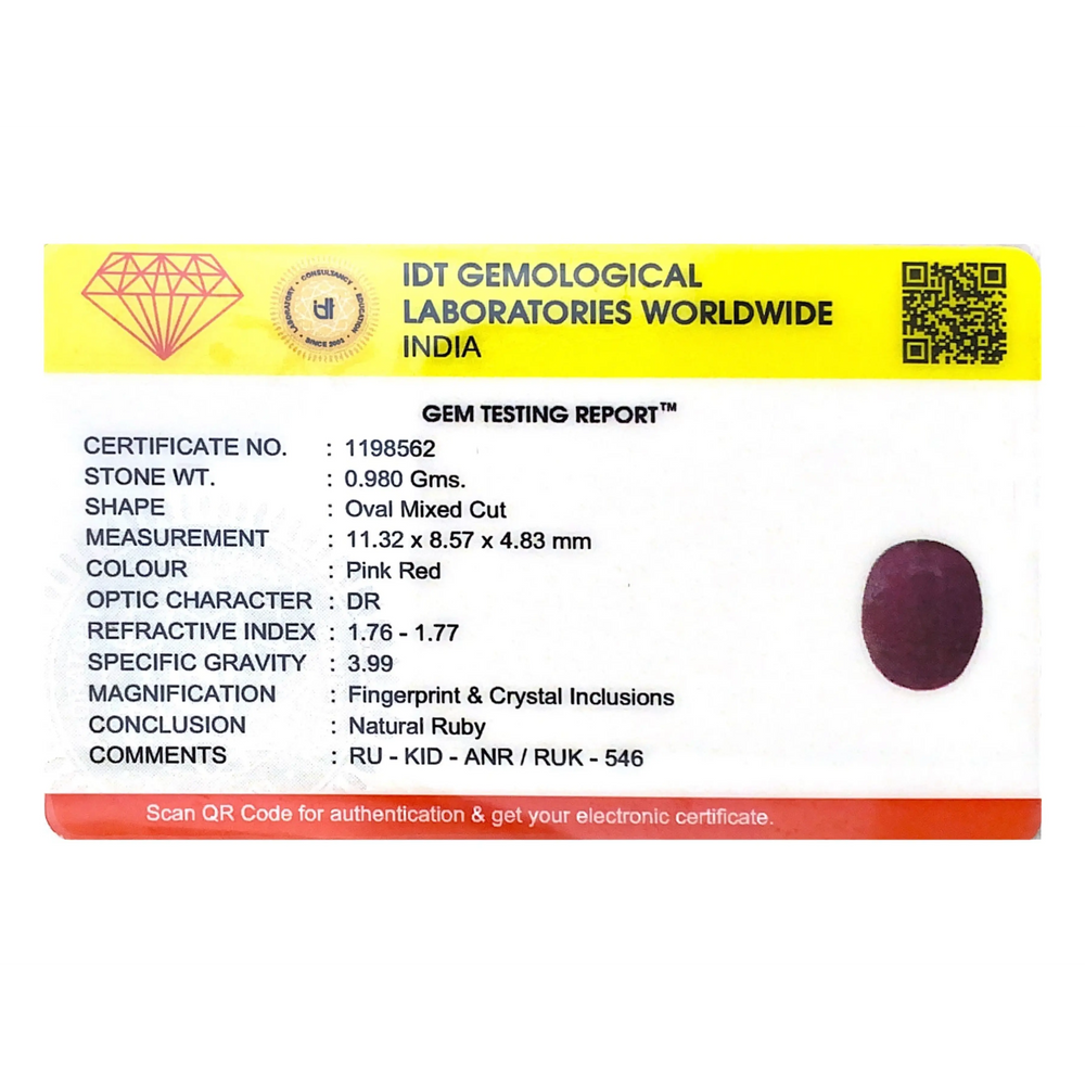African Ruby - 4.9 Carat