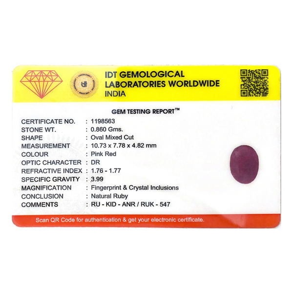 African Ruby - 4.3 Carat