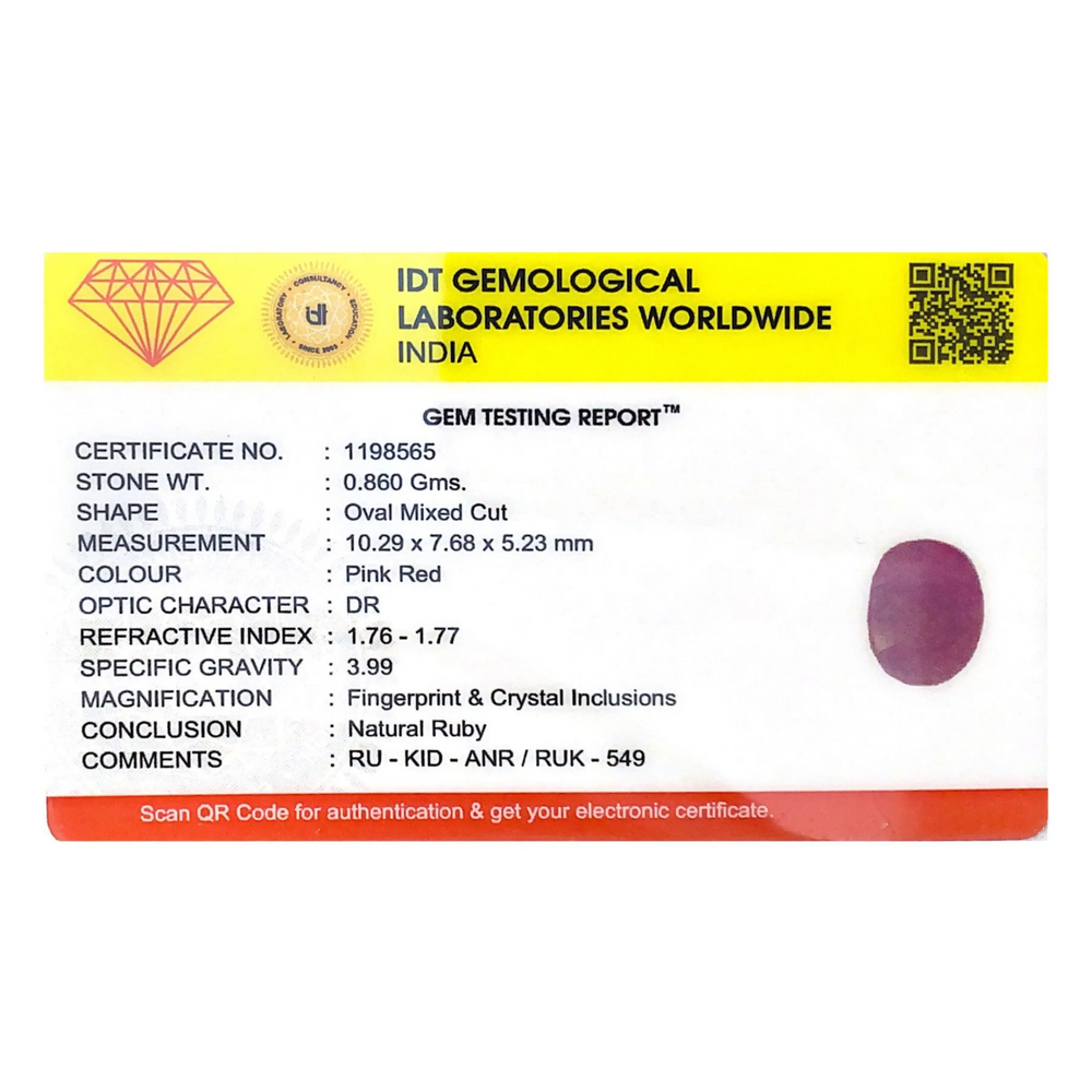 African Ruby - 4.3 Carat