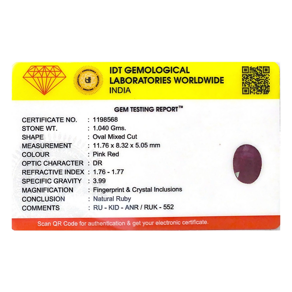 African Ruby - 5.2 Carat