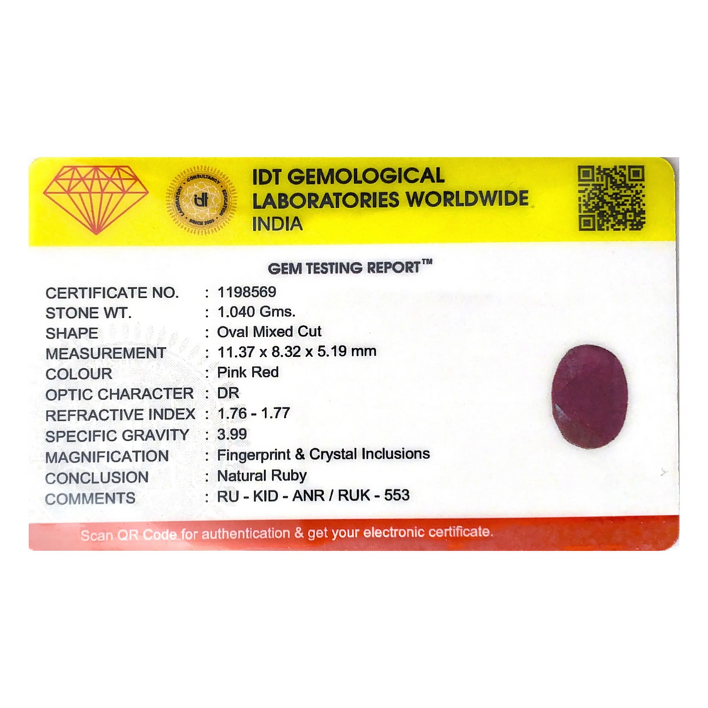 African Ruby - 5.2 Carat