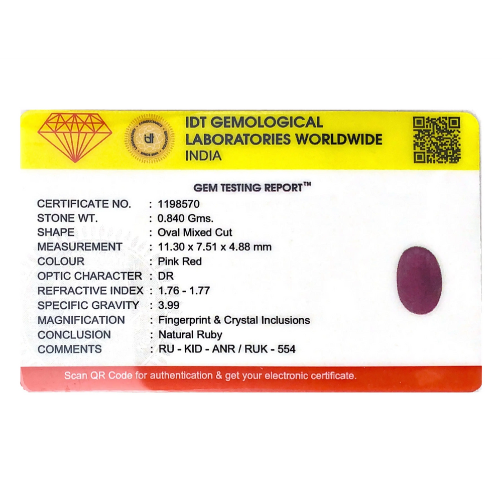 African Ruby - 4.2 Carat