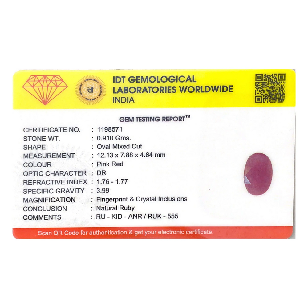 African Ruby - 4.55 Carat