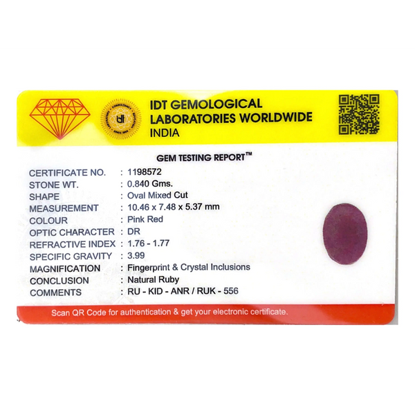 African Ruby - 4.2 Carat