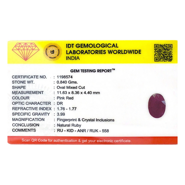 African Ruby - 4.2 Carat