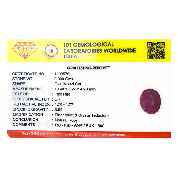 African Ruby - 4.5 Carat