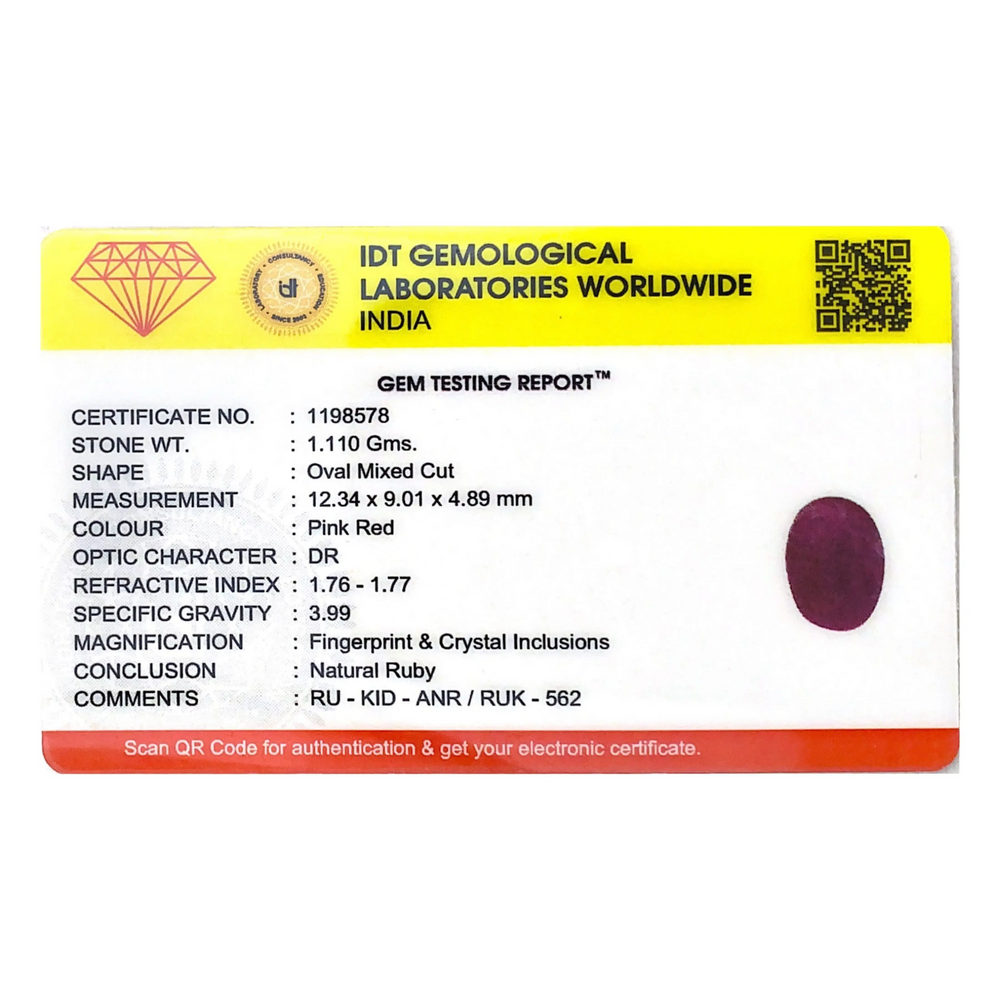 African Ruby - 5.55 Carat