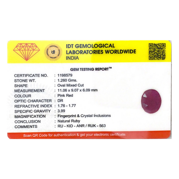 African Ruby - 6.3 Carat