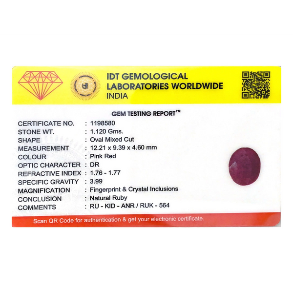 African Ruby - 5.6 Carat