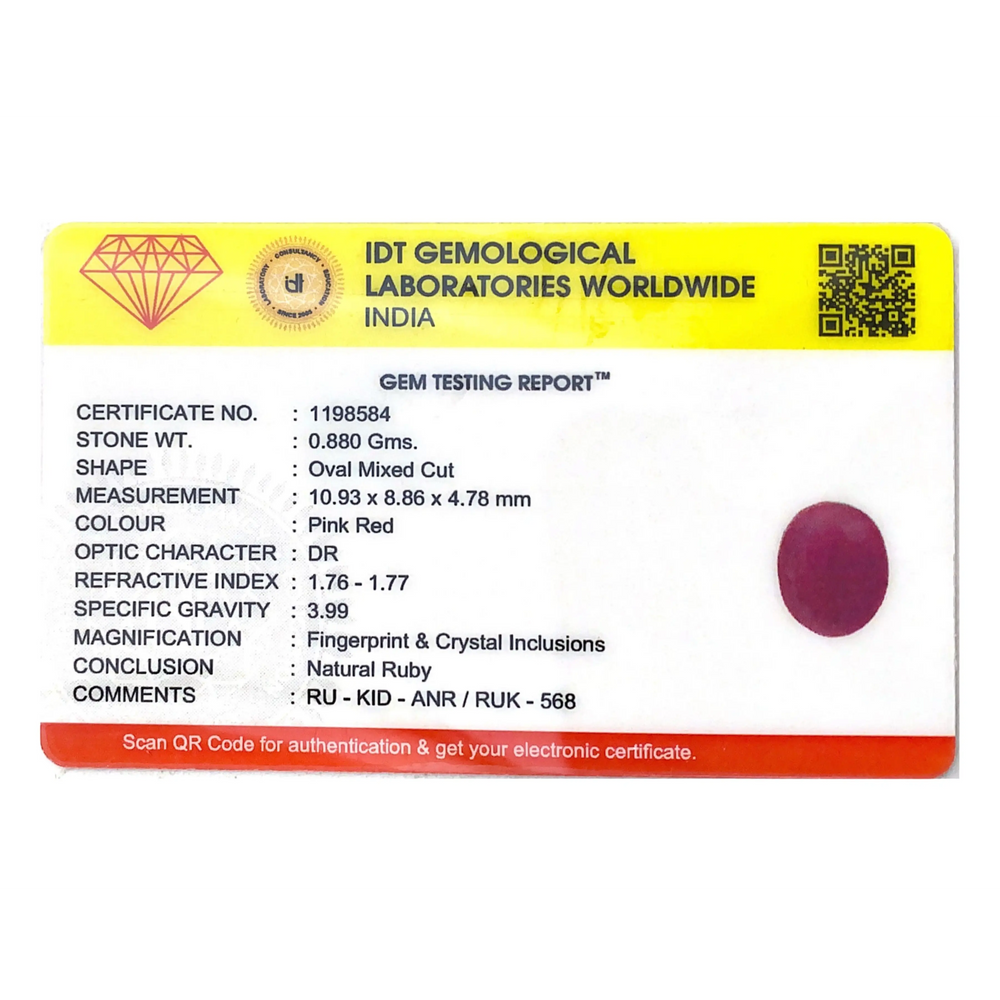 African Ruby - 4.4 Carat