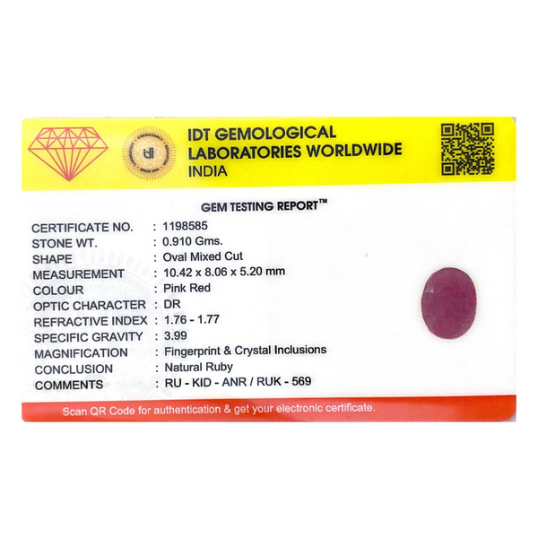 African Ruby - 4.55 Carat