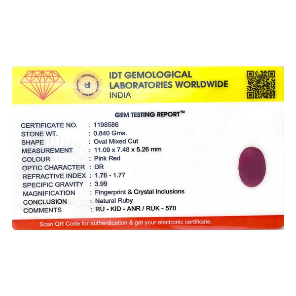 African Ruby - 4.2 Carat