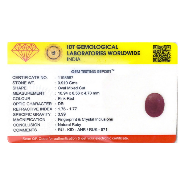 African Ruby - 4.55 Carat