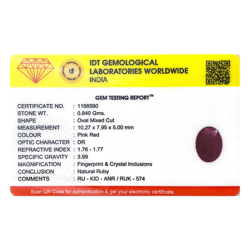 African Ruby - 4.2 Carat