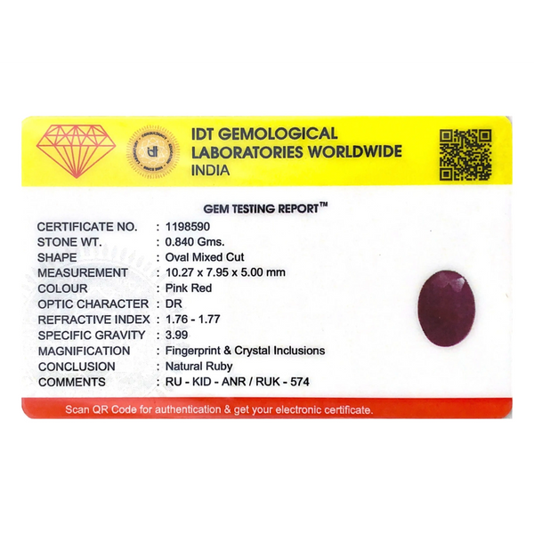 African Ruby - 4.2 Carat