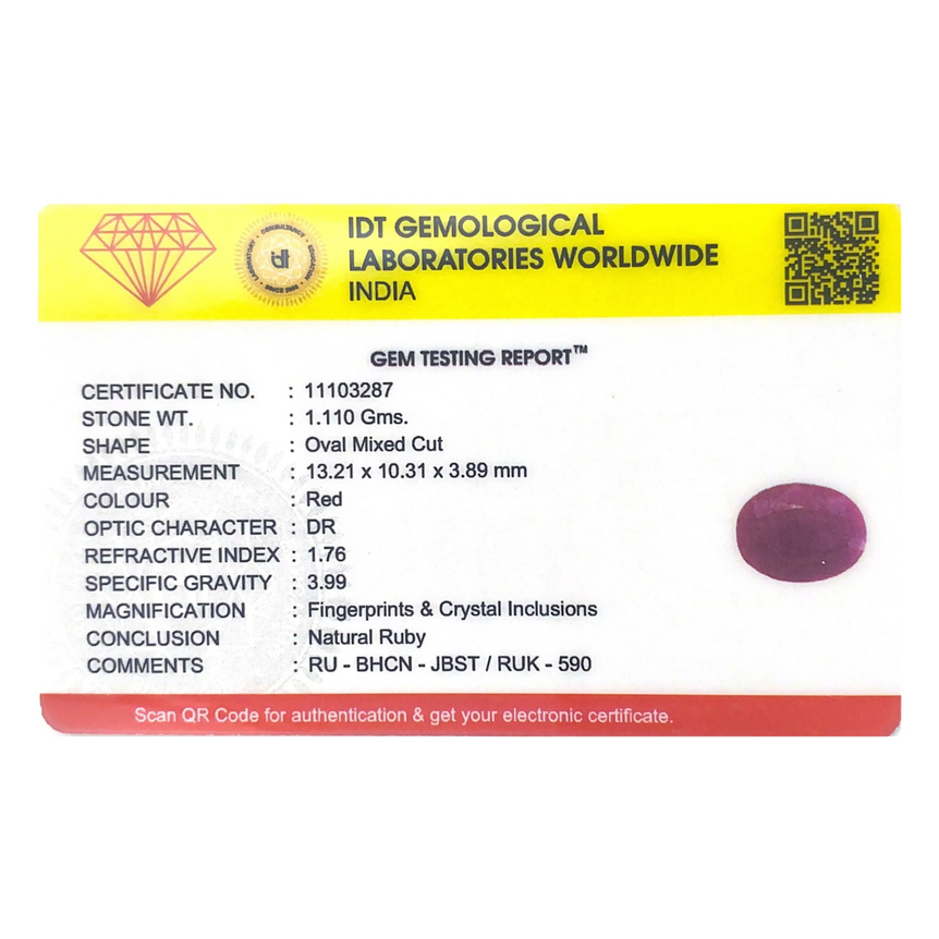 African Ruby - 5.55 Carat