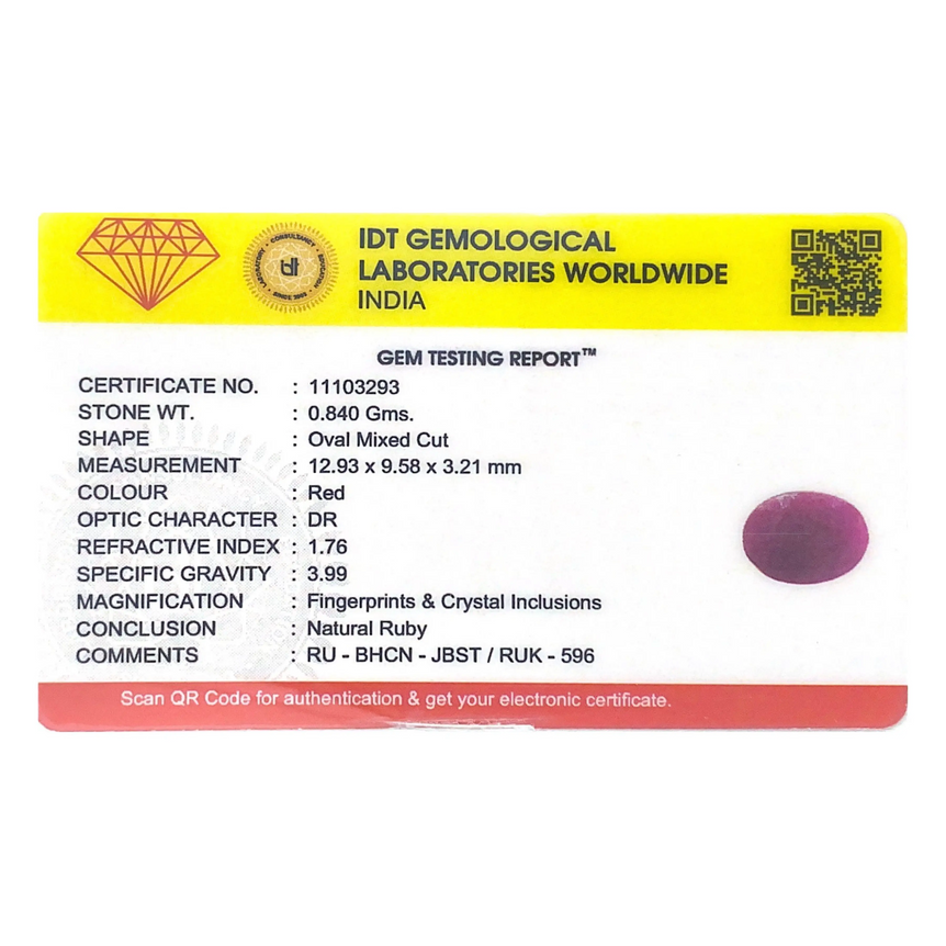 African Ruby - 4.2 Carat